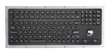 116 のキーはトラックボールおよび数字キーパッドが付いている高耐久化されたキーボードを黒くします