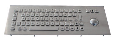 69 のキーのパネルの台紙のキーボード、トラックボール MTB、OTB、LTB が付いているステンレス鋼のキーボード