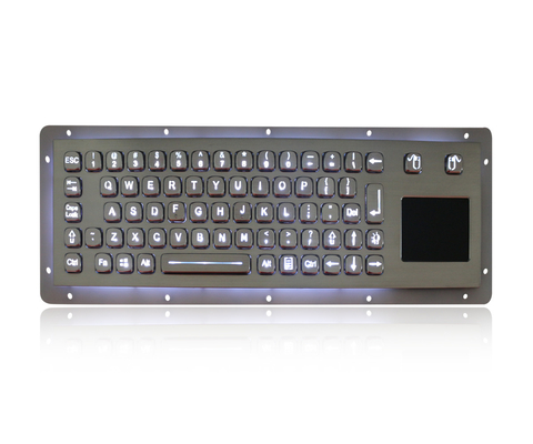 IP65ステンレスステールバックライトUSBキーボード
