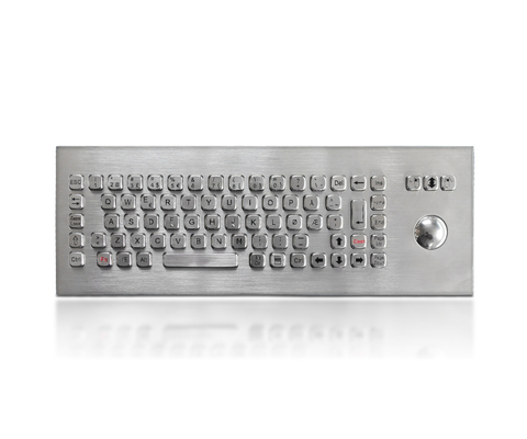 IP65 格付け 産業用用 3 つのマウスボタンを備えたステンレス鋼キーボード