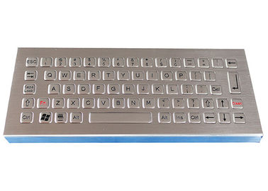洗濯できる超薄い産業コンピュータのキーボード56のキーIP68のデスクトップのステンレス鋼