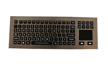 ポリマー バックライトを当てられる産業コンピュータのキーボード88のキーIP67の動的防水