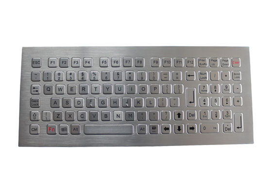 FNのキーと屋外洗濯できる96のキーの産業金属のキーボード