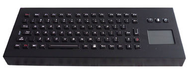 移動可能な黒はタッチパッドのデスクトップ版の産業キーボードを照らしました