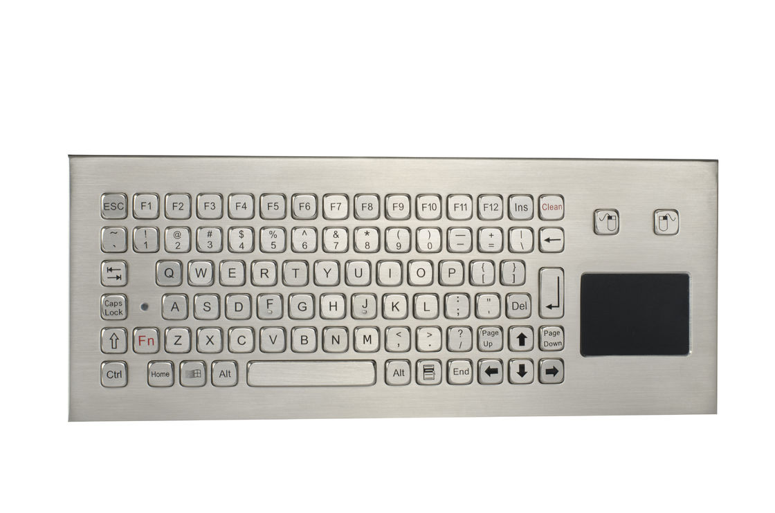 IP68スクロール機能によって密封されるタッチパッドが付いている険しい産業金属のキーボード