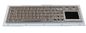 タッチパッド、カスタマイズされたレイアウトが付いているステンレス鋼のキオスクのブレールIp65のキーボード