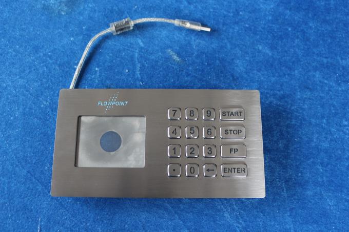 IP67多彩なバックライトを当てられた金属のキーパッド