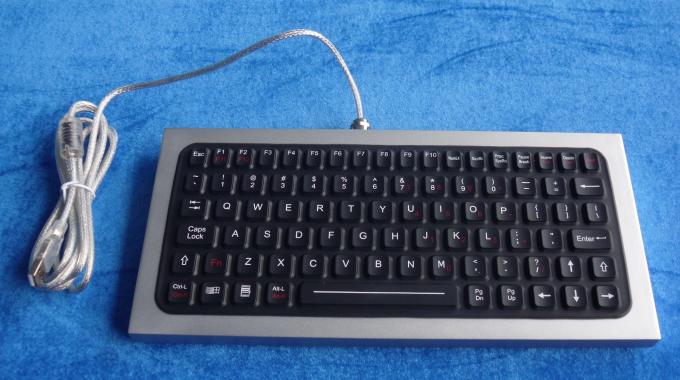 金属のエンクロージャのデスクトップの産業キーボードの の黒色だけを立てて下さい