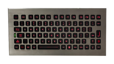 デスクトップの防水産業コンピュータのキーボード赤いBaklitは82のキーを着色する