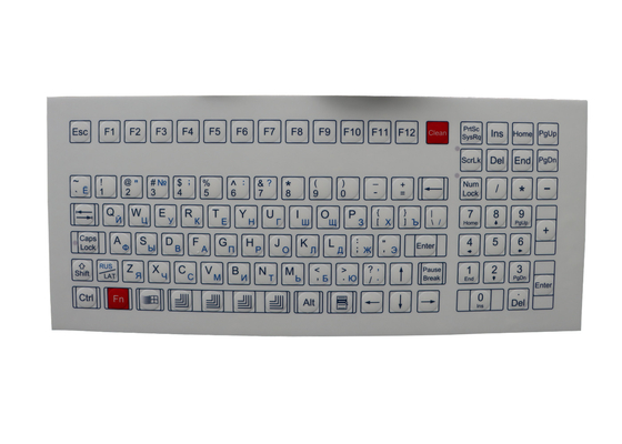 106番のキーの医学の衛生学のキーボードの産業注文のメンブレイン・キーボードIP67の動的評価される