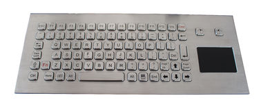 産業キオスクのためのタッチパッドが付いている 85 のキーのステンレス鋼のコンピュータのキーボード