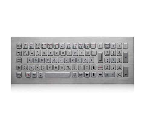 81のキーのマルチメディアのキーボードの屋外の注文のキーボードのために洗濯できる産業金属のキーボード