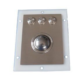 防水ステンレス鋼の光学トラックボール ポインティング デバイス高耐久化されたステンレス製ボタン