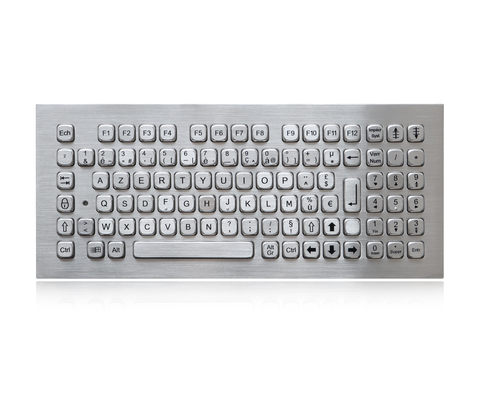 統合された数字キーパッドが付いているUSB 97のキーのステンレス鋼のキーボード