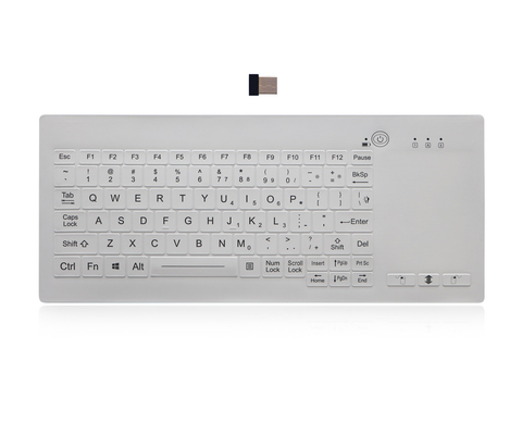 シリコーン産業バックライト付きキーボード洗えるデスクトップ医療 2.4G Wirelrss キーボード