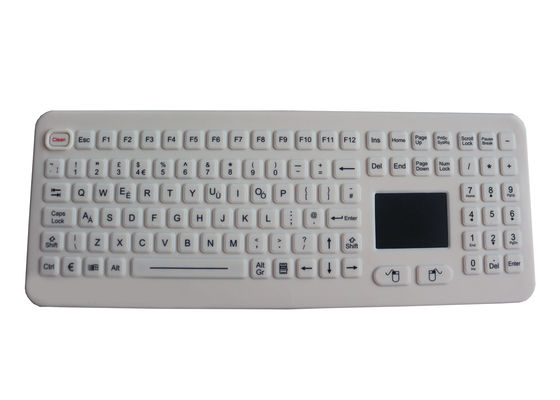 タッチパッドが付いているシリコーン ゴムPS2の防水医学のキーボード17mA
