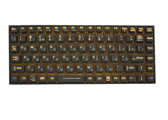 PS2コンピュータのための軍のシリコーン ゴムのキーボード89のキー30mA
