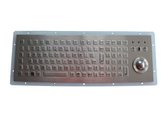 25.0mmのトラックボールが付いている数字キーのステンレス鋼のキーボードUSB PS2