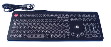 トラックボール 16mm の 108 キーが付いている USB のデスクトップの膜の産業キーボード