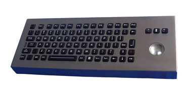 トラックボール/rollerball のキーボードが付いている防水 IP65 デスクトップの産業キーボード