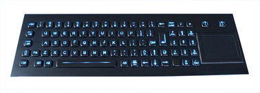 天面タッチパッドおよび numeci のキーパッドが付いている台紙によってバックライトを当てられる USB のステンレス製のキーボード