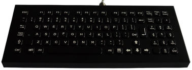 数字キーパッドおよび Fn のキーの金属キーボードのデスクトップの黒く黒い金属のキーボード