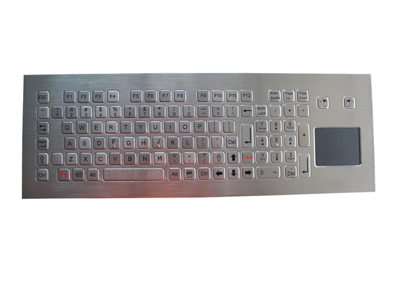 PS2 USBの防水金属のキーボードIK09の完全な機能性の原動力は密封した
