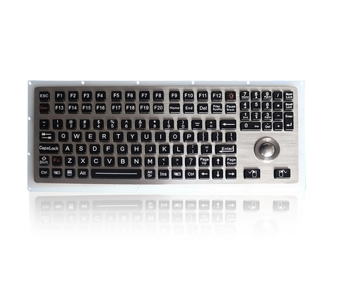 険しい海洋のキーボードの数字IP65トラックボール バックリットのキーボード