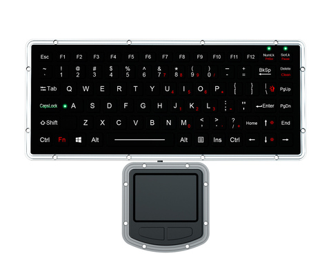 触覚パッドとダブルEMCチクレットキーボード 超薄型デザインの海洋キーボード