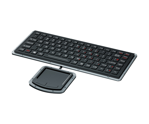 触覚パッドとダブルEMCチクレットキーボード 超薄型デザインの海洋キーボード