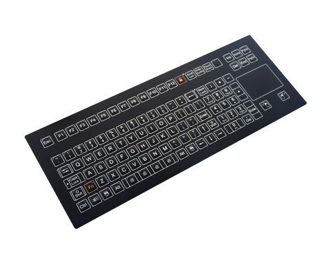 108 キー IP65 メムランキーボード メーカー オムロンキー技術 化学および液体耐性
