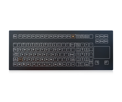 108 キー IP65 メムランキーボード メーカー オムロンキー技術 化学および液体耐性