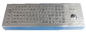 動産 0.45mm の平らなキーの 800DPI 光学トラックボールが付いている産業金属のキーボード