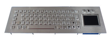 タッチパッド、68のキーが付いているIP65ステンレス製のブレールのキオスクの防水キーボード